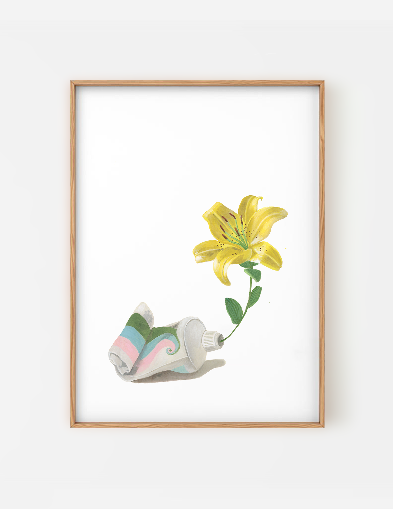 lily flower print Lily Flower Art Print