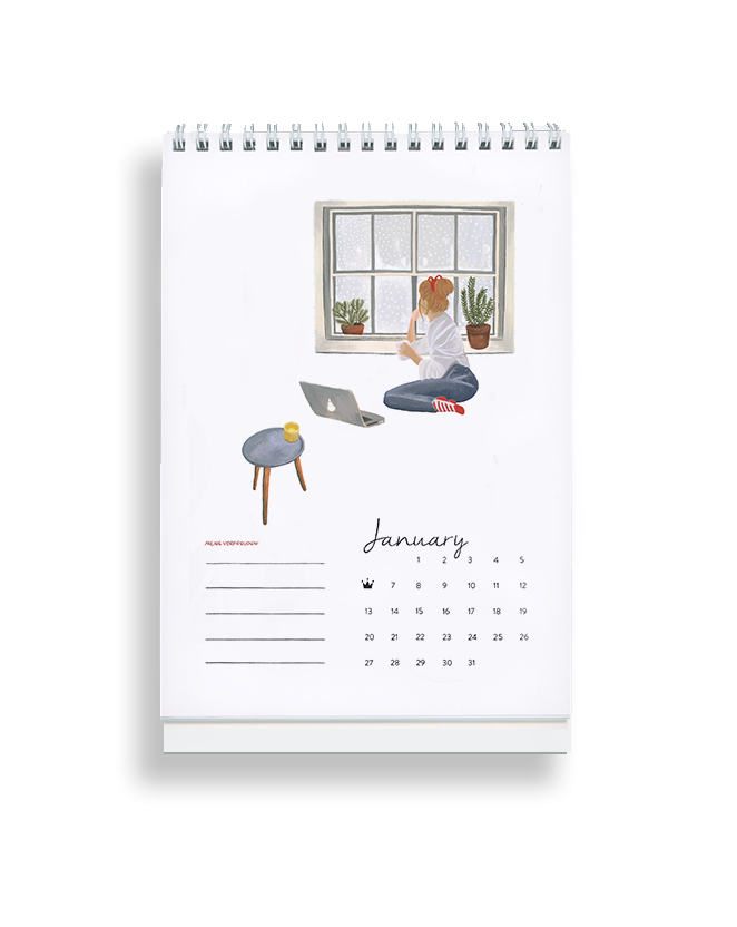 The little "Vorfreuden" Calendar 2020 - Lykkefund Paper 